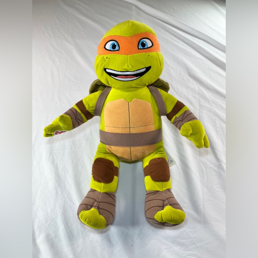 Build A Bear Teenage Mutant Ninja Turtles Michelangelo Nickelodeon Plush TMNT